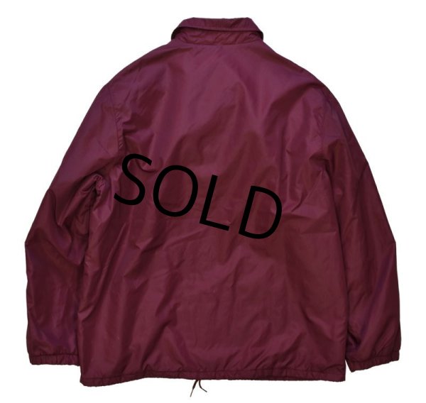 画像4: 大きめサイズ!!【ビンテージ】L.L.Bean 【LLビーン】【エンジ】マルーン【コーチジャケット】 【ナイロンジャケット】【サイズXXL程度】  (4)