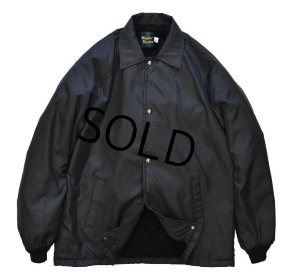 画像4: 90’s【USA製】ビンテージ【Weather Breaker】【黒】【裏ボア】【コーチジャケット】【L-TALL】  (4)