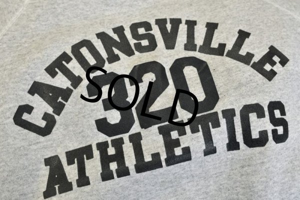 画像3: 90's【ビンテージ】【USA製】【ヘインズ】CATONSVILLE ATHLETICS【スウェット】【サイズL】  (3)