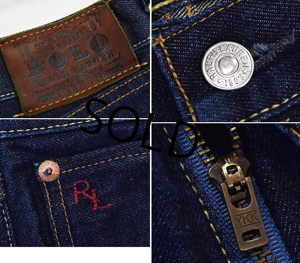 画像2: 【ラルフローレン】【Plolo Ralph Lauren】【クラシック】【デニムパンツ】【34x32】  (2)