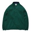 画像1: 90's【ビンテージ】【ＬＬビーン】【L.L.bean】【緑×紺】【フリース】【スナップＴ】【サイズＭ】  (1)