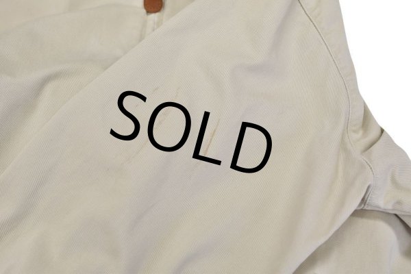 画像4: 【USA製】【ラルフローレン】【ベージュ】【コットンブルゾン】スウィングトップ【サイズM】  (4)