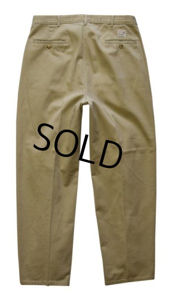 画像4: 【USA製】【ラルフローレン】【ベージュ】2タック【コットンパンツ】【チノパンツ】【W34】  (4)