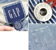 画像2:  【ビンテージ】【オールドギャップ】【GAP】【ヒッコリーストライプ】【カバーオール】【サイズＸＬ】  (2)