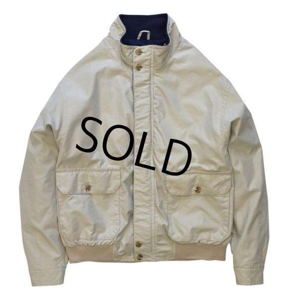 画像4: 【ビンテージ】【エディーバウアー】【オフホワイト×紺】【ジャケット】【ブルゾン】【サイズL】 (4)