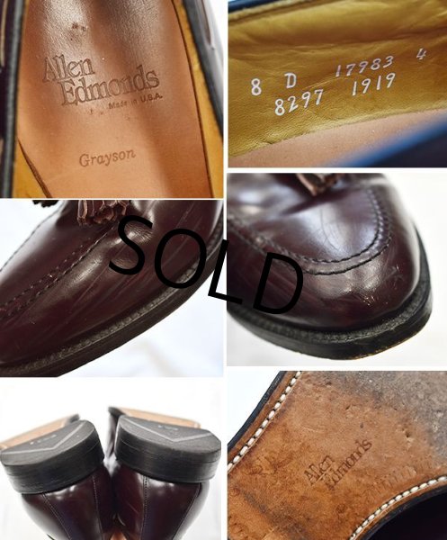 画像2: 【USA製】【アレンエドモンズ】【Allen Edmonds】【Grayson】ブラウン【タッセルローファー】【8D】【26cm程度】  (2)