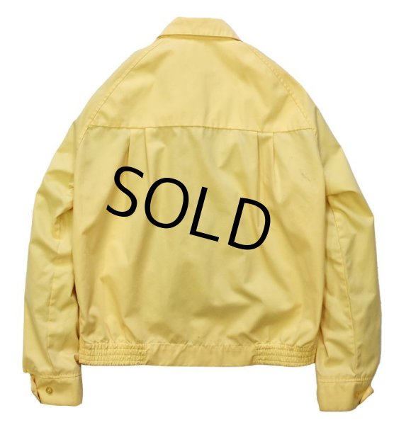 画像4: 80’s【ビンテージ】【JC Penny】【THE FOX】【黄色】【スウィングトップ】【ブルゾン】【サイズ L】  (4)