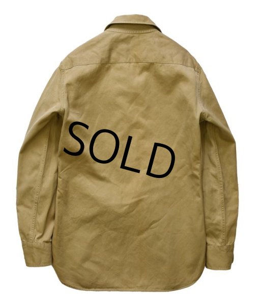 画像5: 40's【米軍】【ビンテージ】U.S.ARMY【カーキシャツ】チノシャツ【14 1/2程度】  (5)