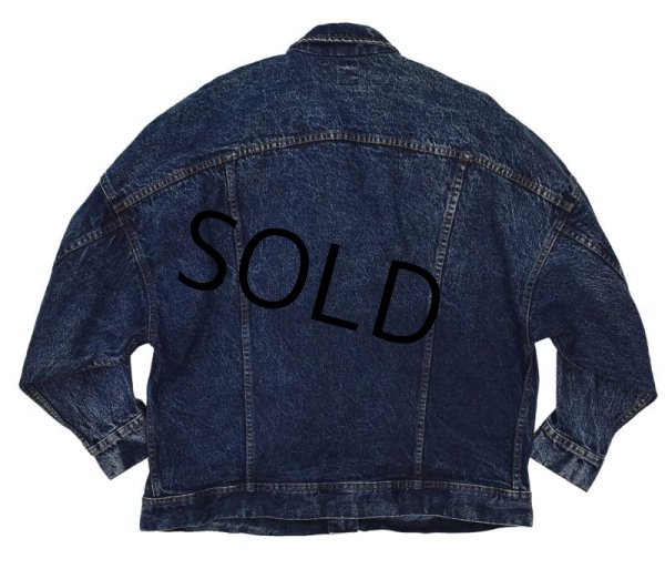 画像5: 【ビンテージ】【Lee】★【ケミカルウォッシュ】デニムジャケット【Gジャン】【レディース古着】【サイズS】  (5)