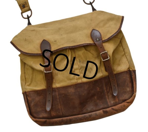 画像7: 40's【ビンテージ】【ハンティングバッグ】【ショルダーバッグ】【フィッシングバッグ】   (7)