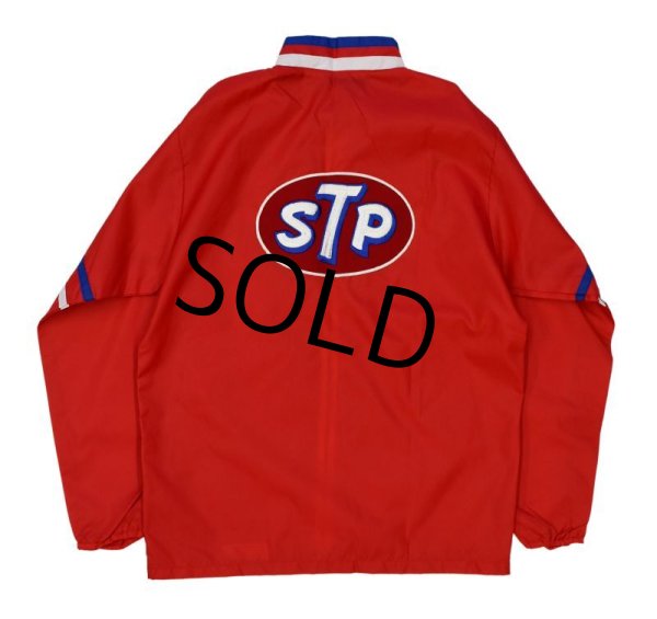 画像3: 70's【ビンテージ】デッドストック【Pennee Frock】【STP】【赤】【ワッペン付き】【ナイロンジャケット】【サイズS】  (3)