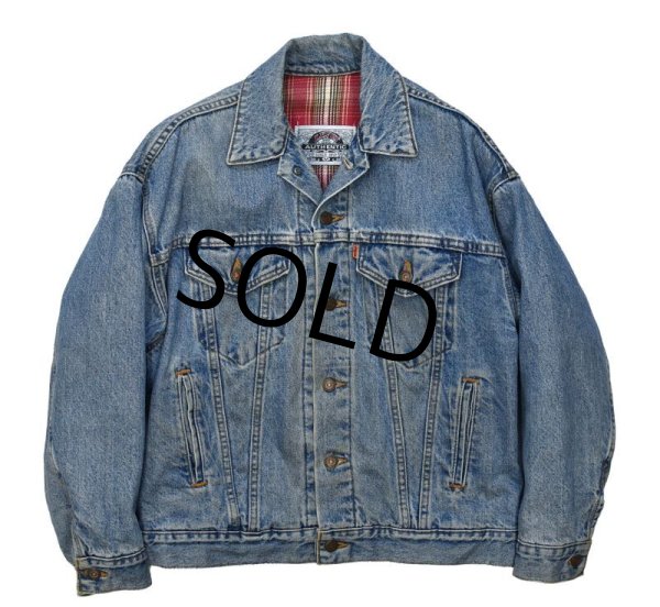 画像4: 90's【USA製】【ビンテージ】【リーバイス】【裏地付きGジャン】【デニムジャケット】【サイズM】レディース古着  (4)