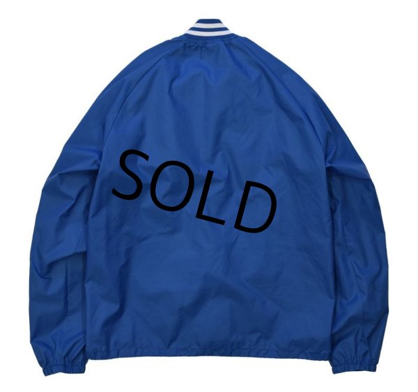 画像3: 80’s【USA製】【ビンテージ】【WALNOT CREEK ROTARY】青【ナイロンジャケット】コーチジャケット【スタジャン】【サイズXL】  (3)