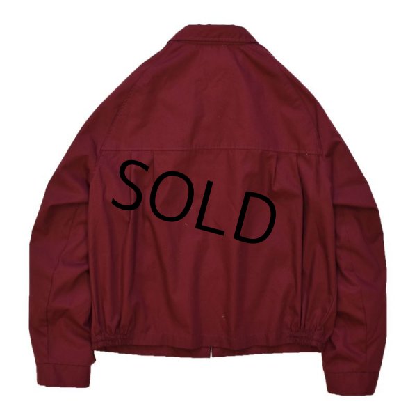 画像4: 【70’s〜】【USA製】【ビンテージ】【CAMPUS】【キャンパス】【エンジ】【ブルゾン】【スイングトップ】【オールウェザージャケット】【サイズＸＬ】  (4)