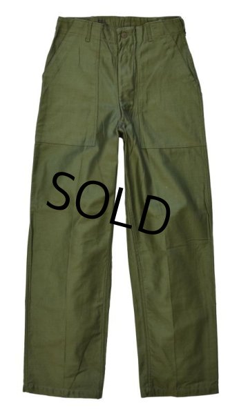 画像2: 50's■デッドストック【米軍実物】【ビンテージ】【１３スターボタン】【ベイカーパンツ】【ユーティリティパンツ】【OG107】【サイズＳ】  (2)