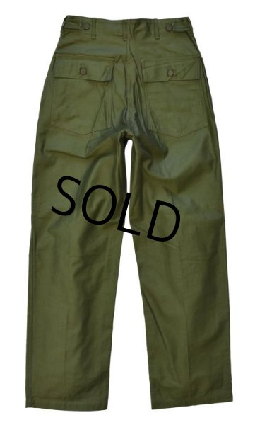 画像4: 50's■デッドストック【米軍実物】【ビンテージ】【１３スターボタン】【ベイカーパンツ】【ユーティリティパンツ】【OG107】【サイズＳ】  (4)