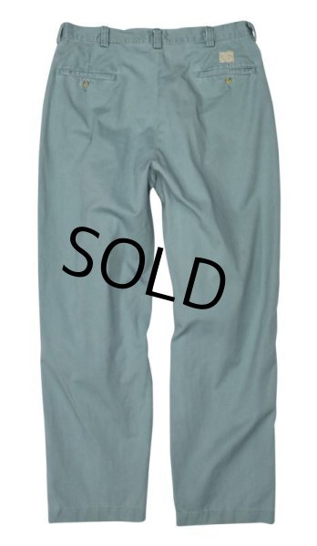 画像4: 【USA製】【ラルフローレン】【水色・ライトブルー】【コットンパンツ】【チノパンツ】【W36】  (4)