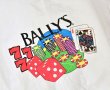 画像3: 90's【ビンテージ】【TY Breakers】【BALLY'S】【カジノ】【白ｘ黒】タイベック【ペーパージャケット】【サイズＬ】  (3)