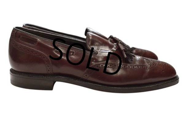画像3: 【USA製】【ビンテージ】【ジョンストン&マーフィー】【president's collection】赤茶【タッセルローファー】【8 1/2 D/B】【26.5cm程度】【スリッポン】  (3)