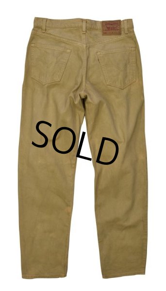 画像5: 【ビンテージ】【USA製】【LEVI'S】【リーバイス】【550】【ライトブラウン】リラックスフィット【デニムパンツ】【34x32】  (5)
