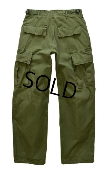 画像3: 【60's】【米軍実物】【ビンテージ】【U.S.ARMY】【リップストップ】【ジャングルファティーグパンツ】【S-R】  (3)