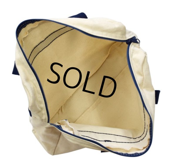 画像5: ビンテージ 【apta】【american physical therapy association】【白×青】【キャンバスコットン】【ハンドバッグ】【トートバッグ】  (5)