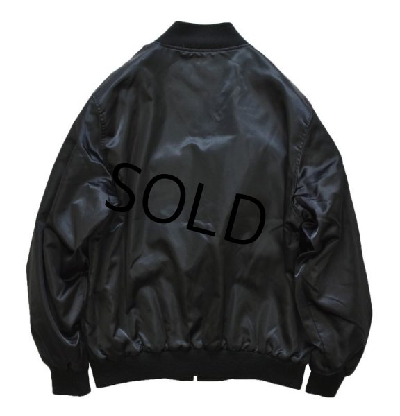 画像3: 80's【ビンテージ】【黒】【formula one grand prix】【ポルシェ】【ナイロンジャケット】【ブルゾン】【サイズＬ】  (3)