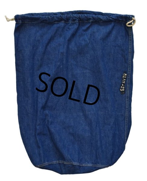 画像3: 50's【ビンテージ】【米軍実物】【U.S.ARMY】【デニムランドリーバッグ】  (3)