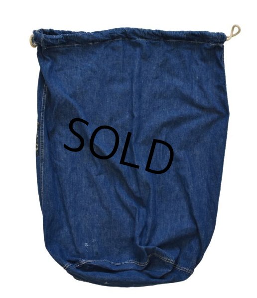 画像5: 50's【ビンテージ】【米軍実物】【U.S.ARMY】【デニムランドリーバッグ】  (5)