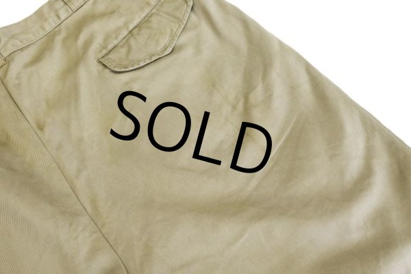 画像4: 50's【米軍実物】【ビンテージ】【チノショーツ】【ショートパンツ】【W34】  (4)