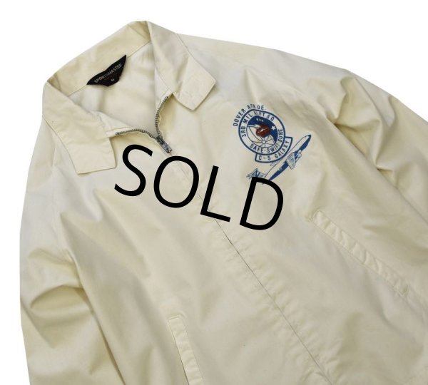 画像4: 【USA製】ビンテージ【スポーツマスター】【白】【DOVER AFB DE.】【C-5 GALAXY】【ドーバー空軍基地】【コットンジャケット】【ブルゾン】【サイズＳ】  (4)