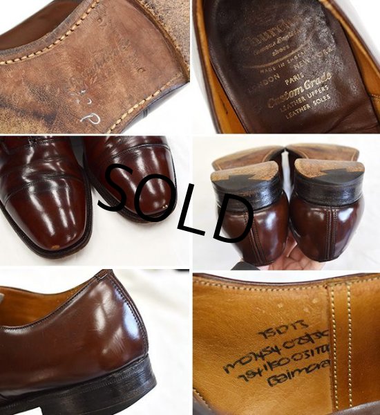 画像2: 【イングランド製】【ビンテージ】【CHURCH'S】【チャーチ】ブラウン【ストレートチップ】【25cm程度】  (2)