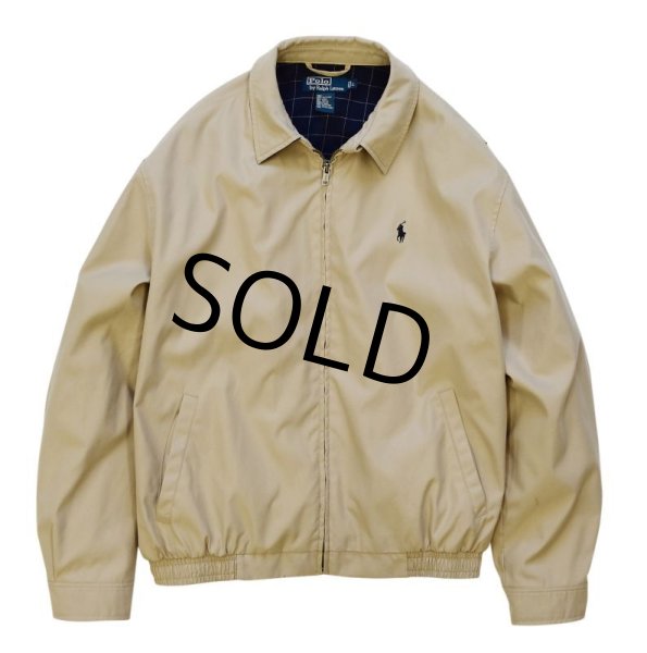 画像5: 【ラルフローレン】【ベージュ】【コットンブルゾン】スウィングトップ【サイズＬ】  (5)
