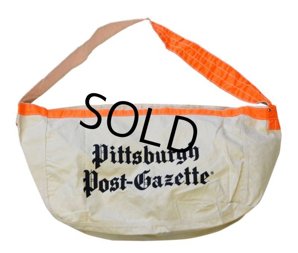 画像7: 【ビンテージ】【デッドストック】【ニュースペーパーバッグ】【Pittsburgh Post-Gazette】【ショルダーバッグ】  (7)
