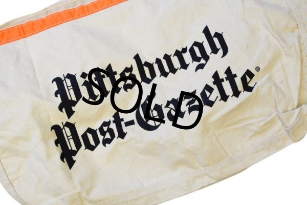 画像5: 【ビンテージ】【デッドストック】【ニュースペーパーバッグ】【Pittsburgh Post-Gazette】【ショルダーバッグ】  (5)
