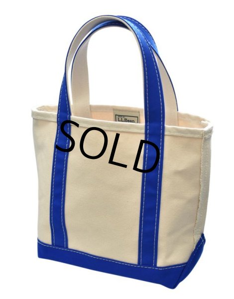 画像6: ほぼ未使用‼【USA製】【ビンテージ】LLビーン 【L.L.bean】【白×青】キャンバス【トートバッグ】【L.L.ビーン】  (6)