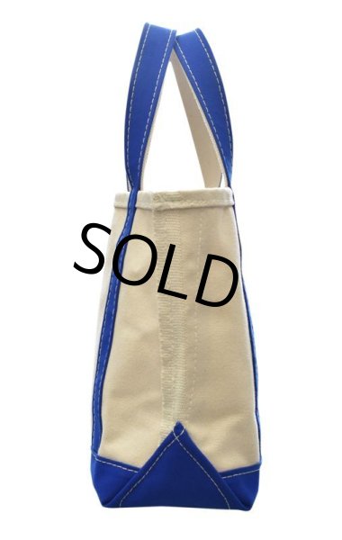 画像3: ほぼ未使用‼【USA製】【ビンテージ】LLビーン 【L.L.bean】【白×青】キャンバス【トートバッグ】【L.L.ビーン】  (3)