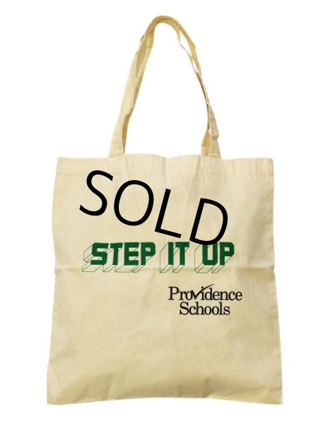 画像4: ほぼ未使用【生成り】【STEP IT UP】【トートバッグ】【エコバッグ】  (4)