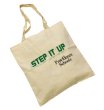 画像1: ほぼ未使用【生成り】【STEP IT UP】【トートバッグ】【エコバッグ】  (1)