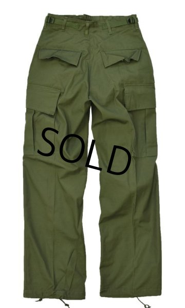 画像3: 【60's】デッドストック【米軍実物】【ビンテージ】 【U.S.ARMY】【リップストップ】【ジャングルファティーグパンツ】【XS-R】  (3)