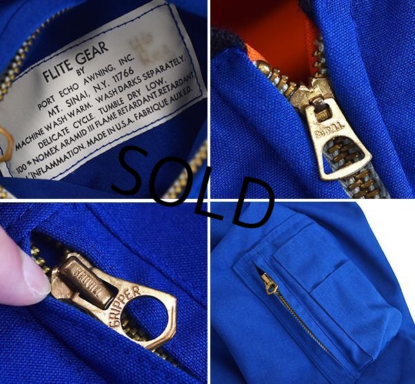 画像2: 程度良好!! 60's【ビンテージ】【テストパイロットジャケット】 FLITE GEAR  (2)