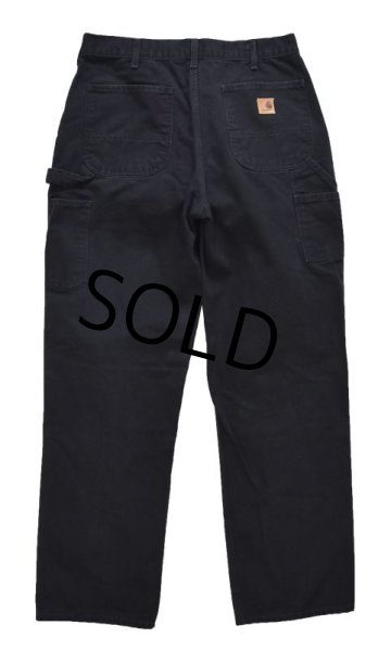 画像4: 【ビンテージ】【カーハート】黒【ペインターパンツ】【W34】  (4)