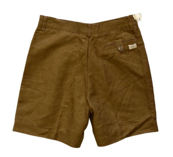 画像3: 【デッドストック】【イタリー製】【BALL】【コットンxリネン】【ショーツ】2タック【ショートパンツ】【レディースサイズ】サイズ44【S程度】  (3)
