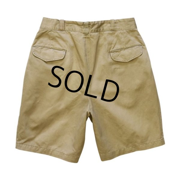 画像3: 60's【米軍実物】【ビンテージ】USAF【２タック】【チノショーツ】【ショートパンツ】【W30程度】  (3)
