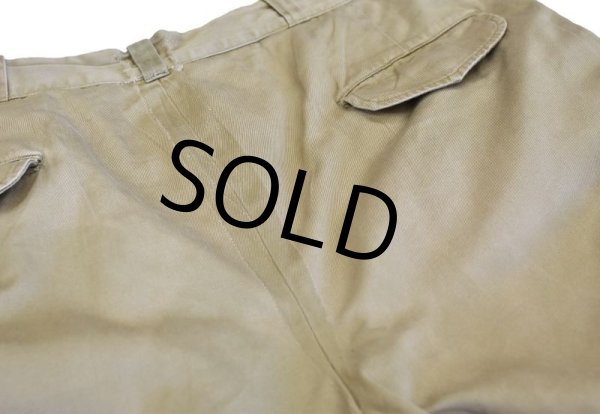 画像4: 60's【米軍実物】【ビンテージ】USAF【２タック】【チノショーツ】【ショートパンツ】【W30程度】  (4)