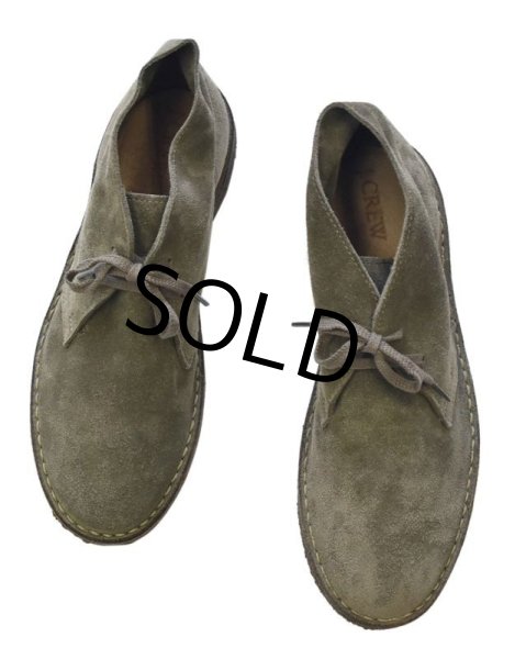 画像4: イタリー製 【J.CREW】グレー【デザートブーツ】【スエード】【サイズ 8 1/2】【26.5cm程度】  (4)