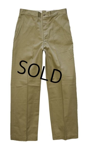 画像3: 【50's】【デッドストック】【ビンテージ】U.S.ARMY【米軍実物】【45カーキ】【チノパンツ】【チノパン】【34×33】  (3)