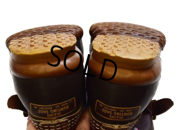 画像3: 【USA製】【ビンテージ】【L.L.bean】【エンジニアタイプ】【ビーンブーツ】【レインシューズ】【サイズ9W】  (3)