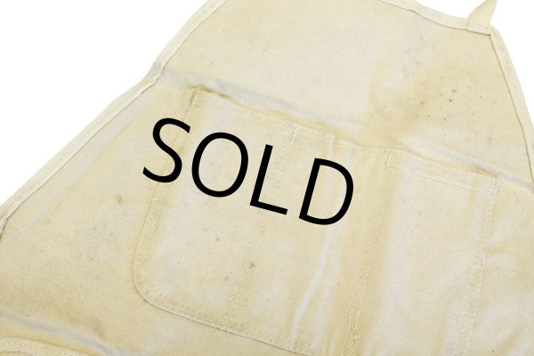 画像4: デッドストック【ビンテージ】【米軍実物】【メカニクスエプロン】ツールエプロン ワークエプロン   (4)