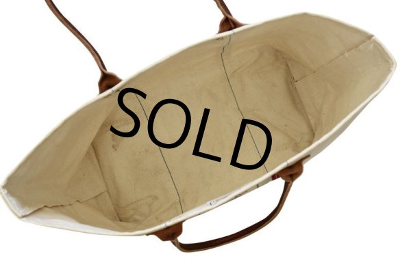 画像3: 90's【ビンテージ】LLビーン【L.L.bean】【レザーハンドル】キャンバス【トートバッグ】  (3)